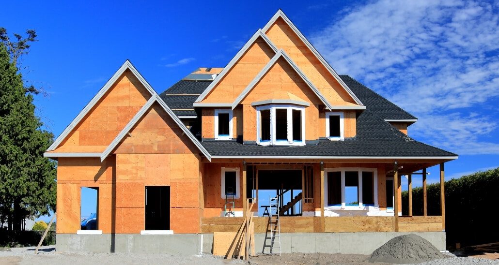 newly constructed home
